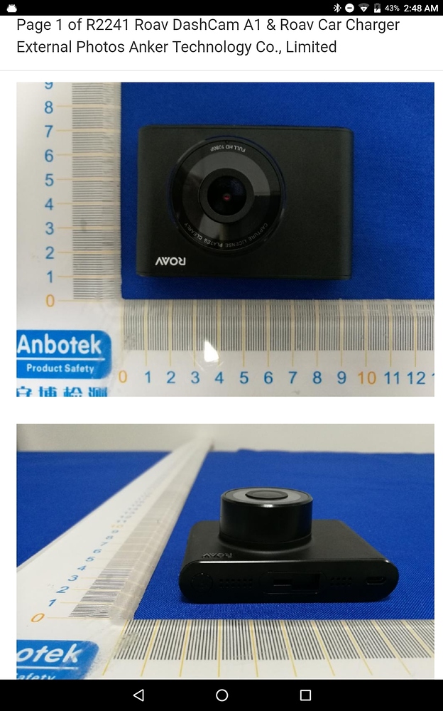 New Roav DashCam A1 - Questions & Answers - Anker Community