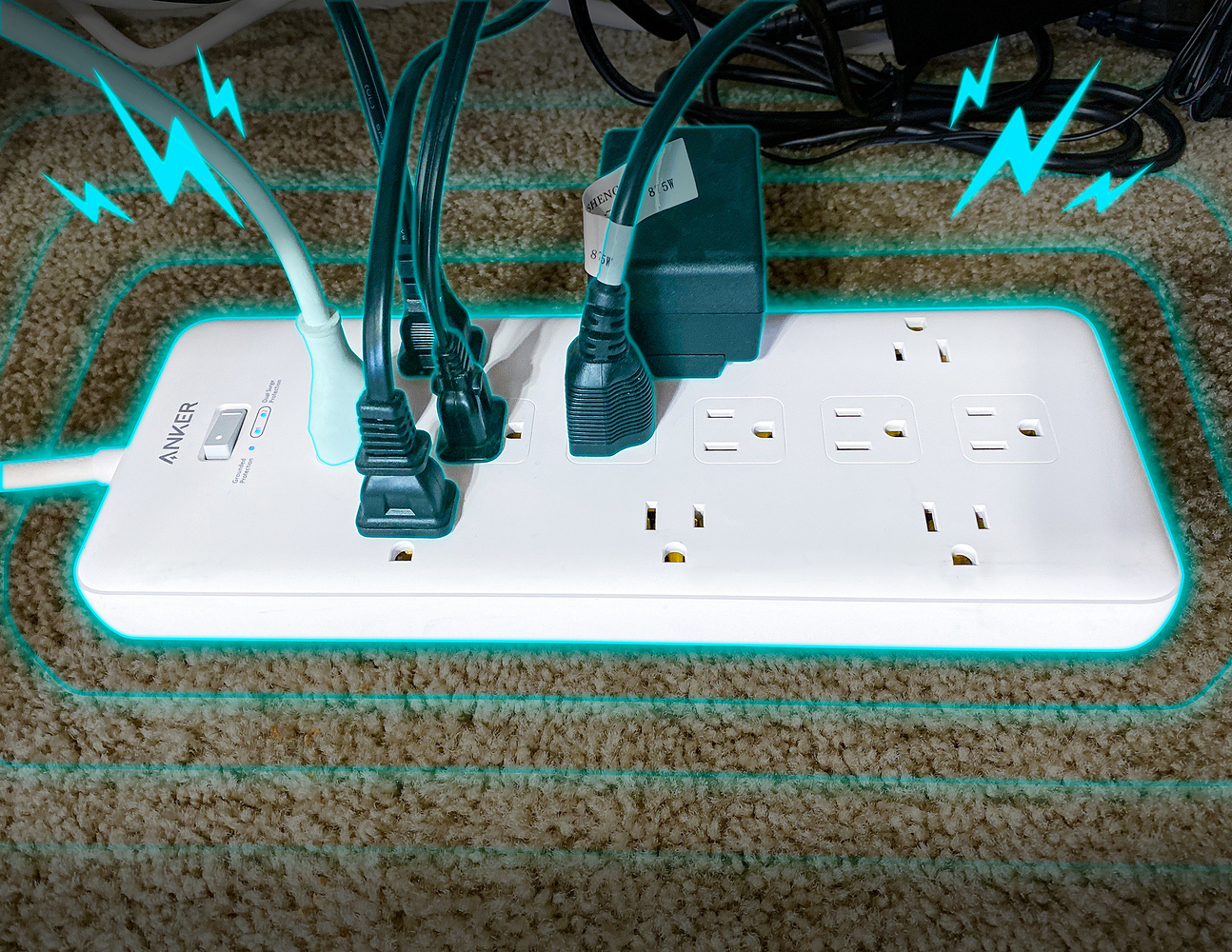 Anker PowerExtend 12 Outlet Power Strip Review on Instagram Product
